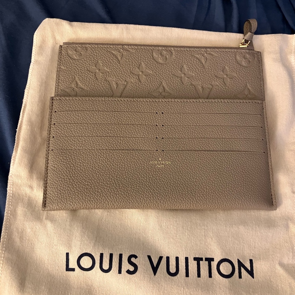 INSERTS ONLY Louis Vuitton Félicie Pochette in Turtledove